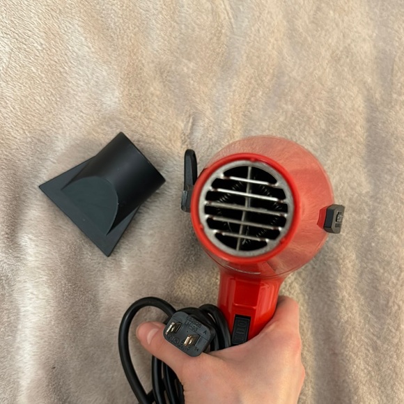 Red and Black Hair Dryer - Picture 4 of 5